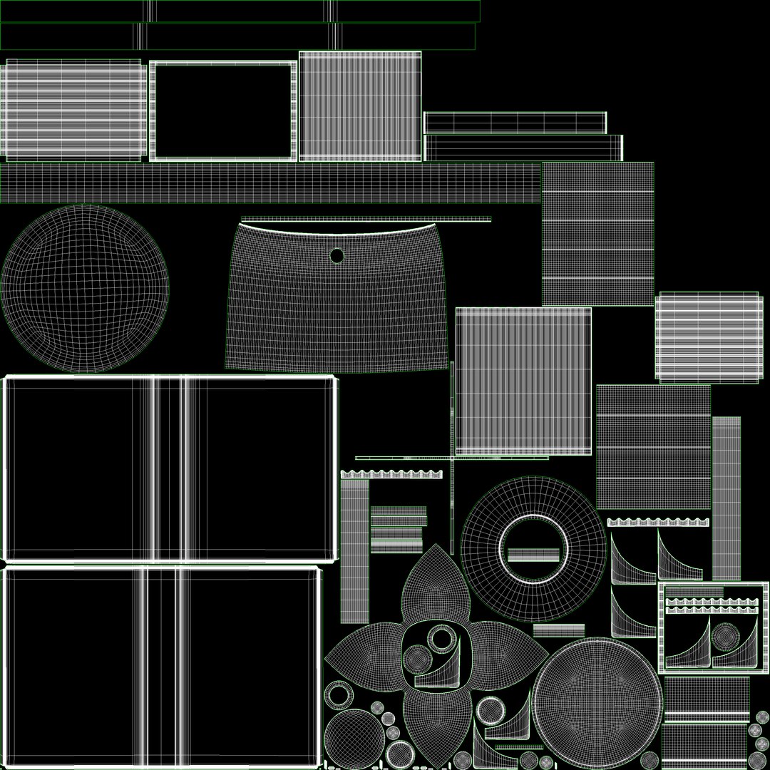 3D Decor Set 008 Model - TurboSquid 2321728