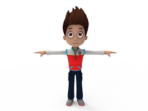 Ryder Cartoon Character