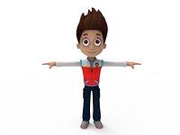 Ryder Cartoon Character