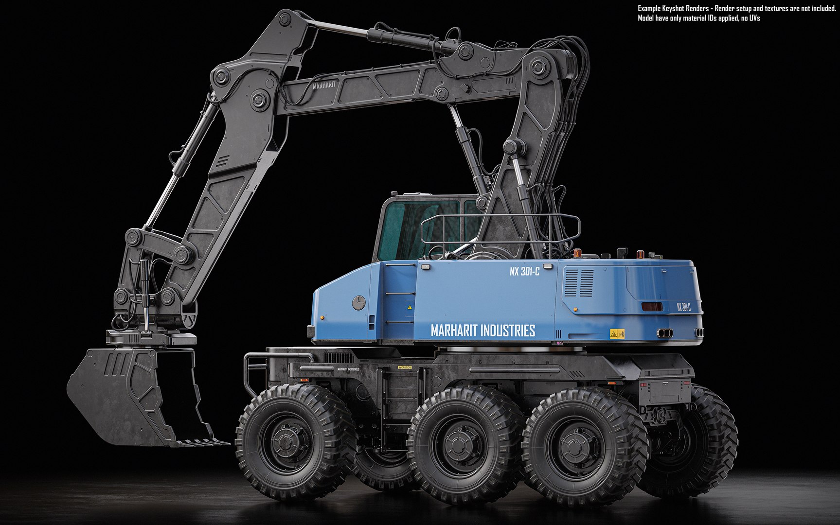 Wheeled Excavator 3D model https://p.turbosquid.com/ts-thumb/bM/JKaTYE/Ll/wheeledexcavator.2/jpg/1640777204/1920x1080/fit_q87/9df59e200b76d7fcb2121d0b0c05e2ad25b26b2d/wheeledexcavator.2.jpg