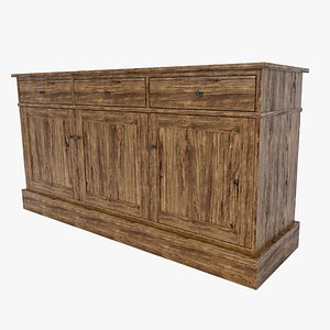 3D Laura Ashley Garrat Sideboard model