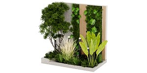 Collection plant vol 463 - blender model 3D model