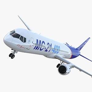 Irkut Airliner MC 21-400 3D Model