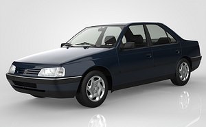 3D Peugeot 405 SRi Sedan
