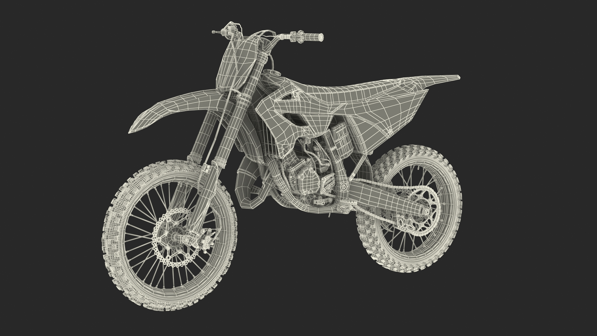 Motocross Motorcycle 3D