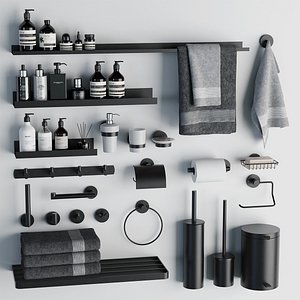 Bathroom Accessories 10 3D model