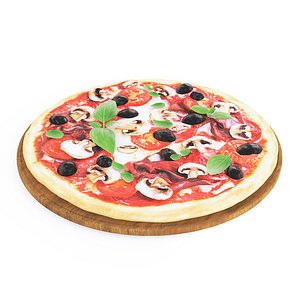 3D model pizza