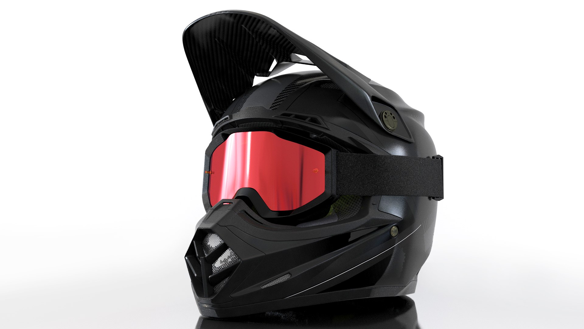 Motorcycle Goggles 3D model preview