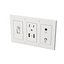 USB TV SAT Socket Outlet And Light Switch