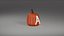Pacote de alfabeto 3D de abóbora de Halloween, modelo 3D