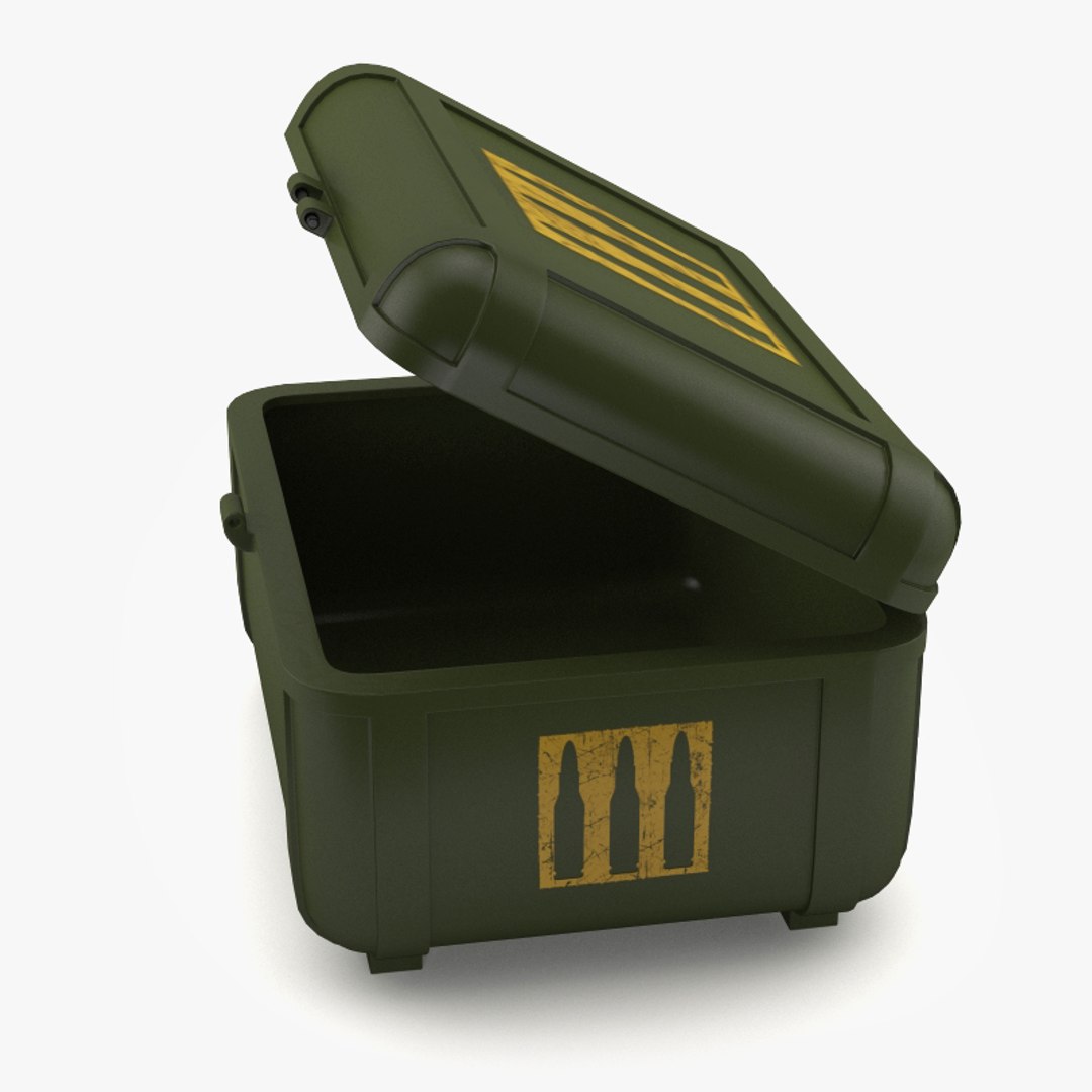 3D ammo box model - TurboSquid 978471
