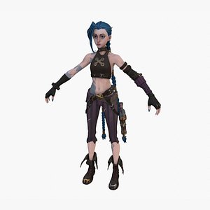 Fortnite Arcane Jinx Skin - Character, PNG, Images - Pro Game