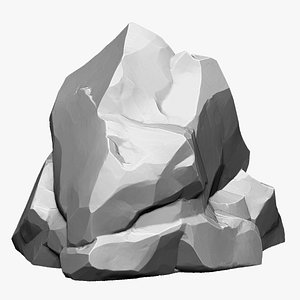 3D Mountain rock Zbrush sculpt model
