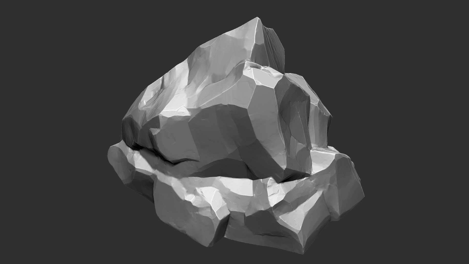 3D Mountain Rock Zbrush Sculpt Model - TurboSquid 2062188