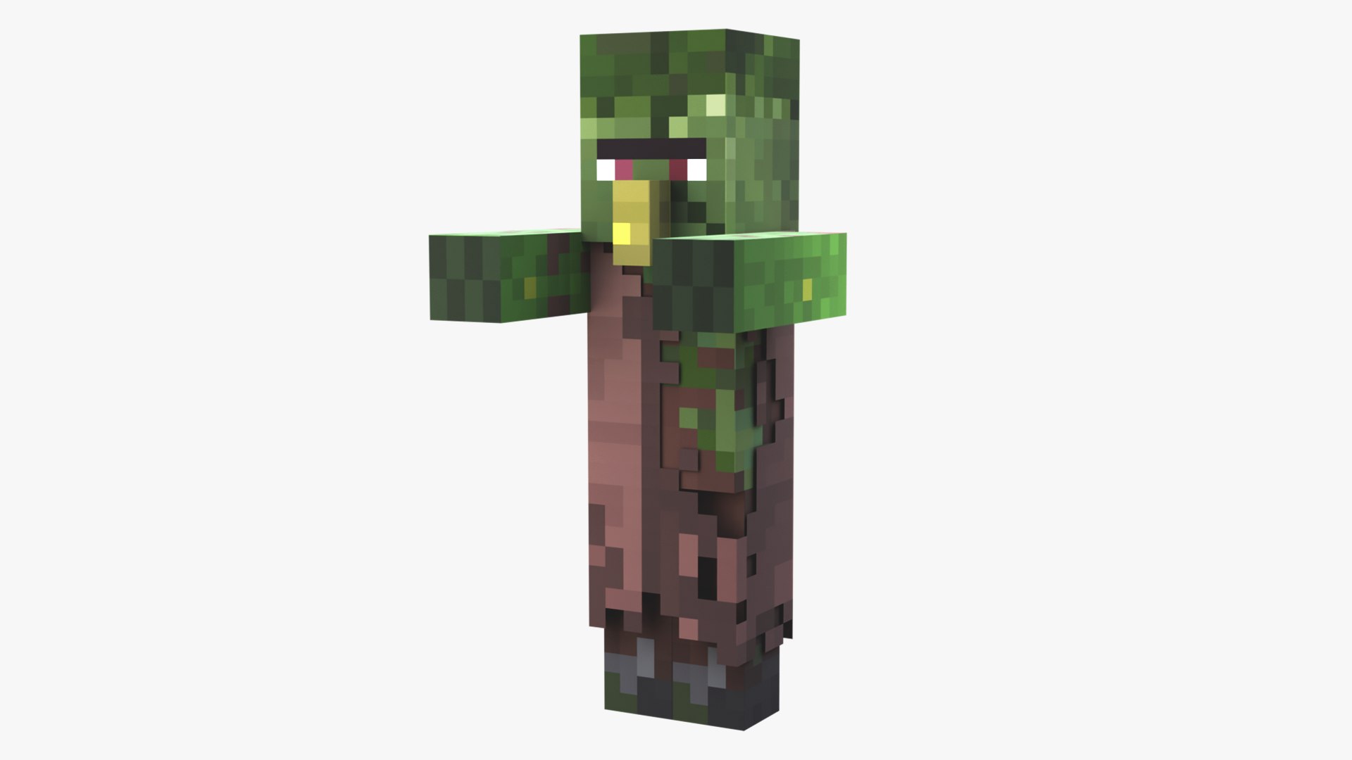 Minecraft Zombie Villager Rigged 3D Model Game Ready 4K PBR 3D model https://p.turbosquid.com/ts-thumb/bM/udhJWp/je/zombievillager5/png/1786038980/1920x1080/fit_q87/9276776f45f56e3caf49e75b90450d39e2ab66f8/zombievillager5.jpg