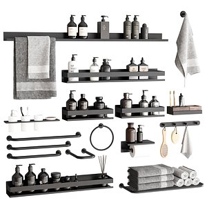 3D Bathroom Accessories 99 model