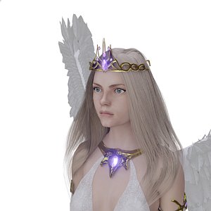 Beautiful flying angel