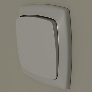 3d model light switch