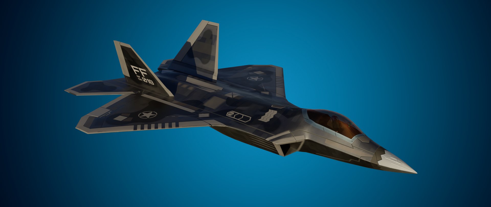 American Fighter Jet F-22 Raptor PBR Low-Poly Game Ready 3D Model -  TurboSquid 1925353