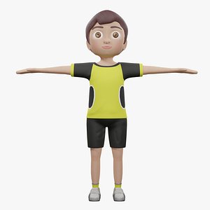 Cartoon boy 7