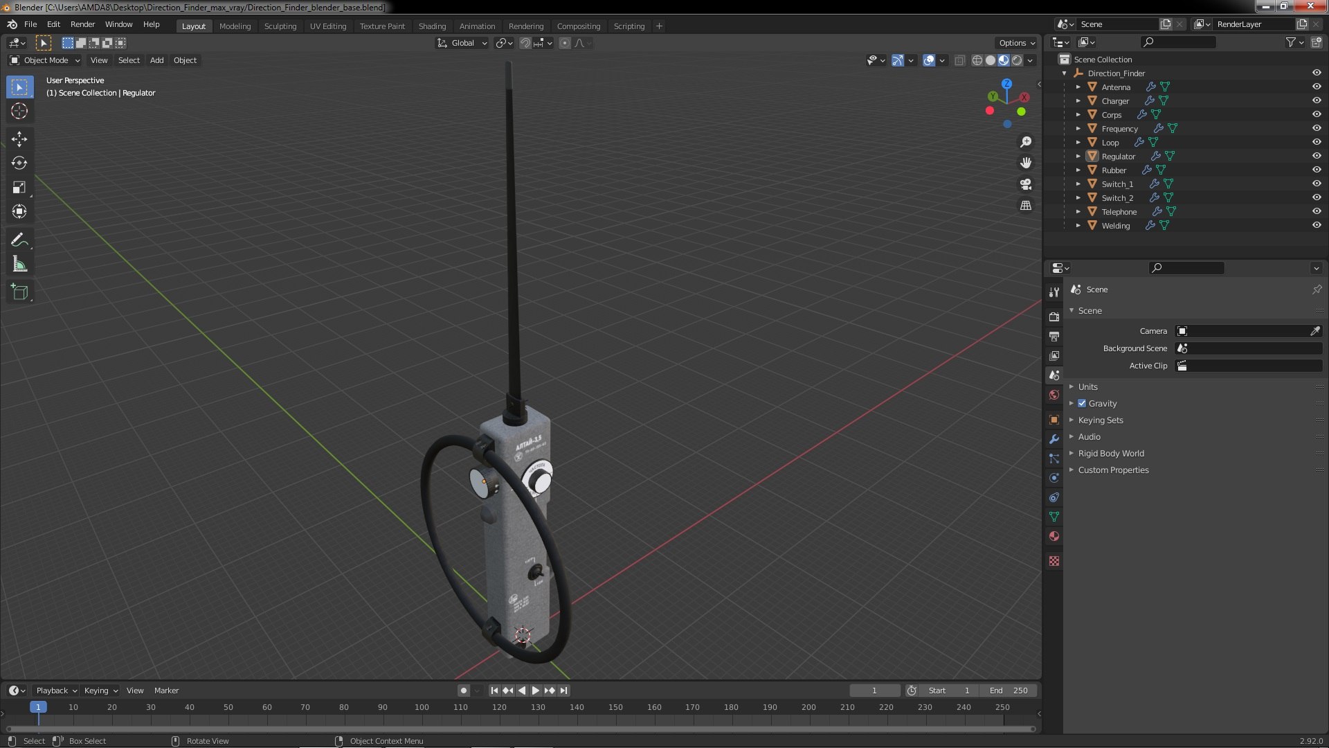3D Direction Finder Model - TurboSquid 2137651