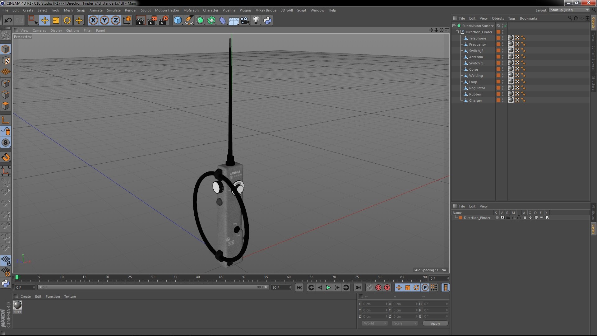 3D Direction Finder Model - TurboSquid 2137651