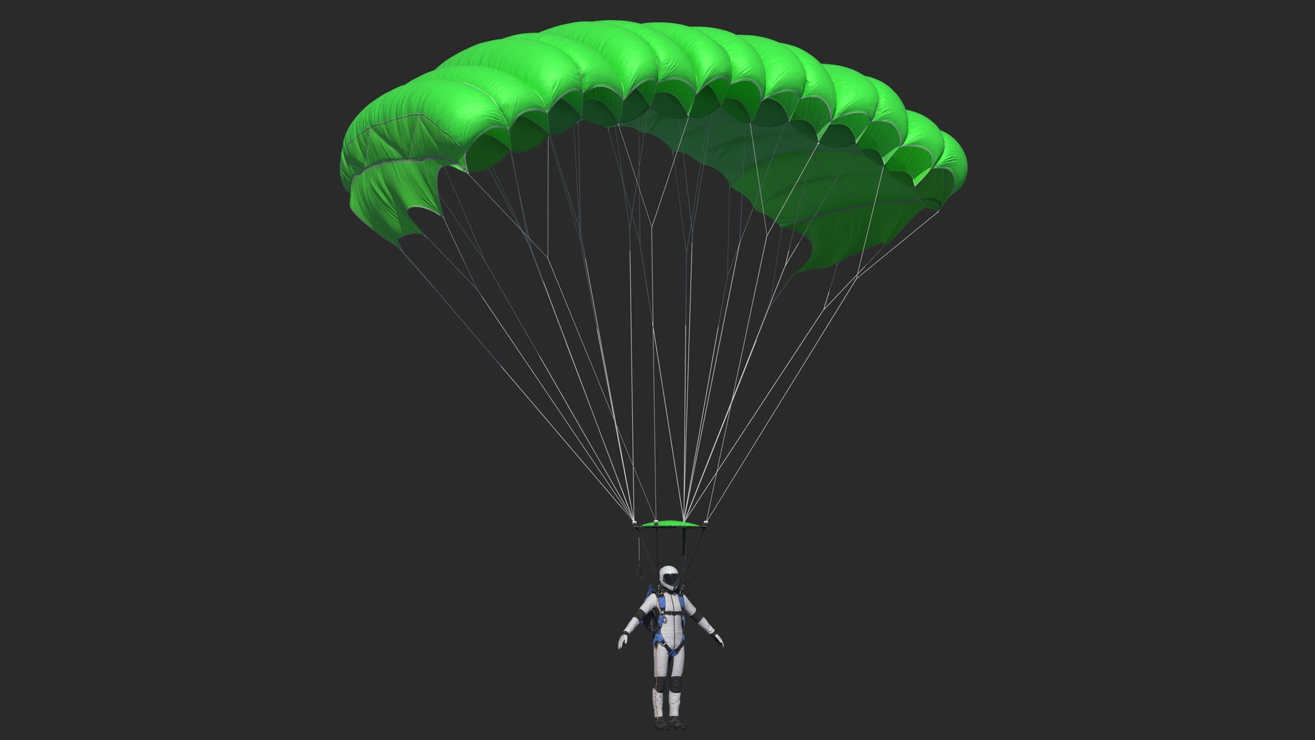 3D Skydiver model https://p.turbosquid.com/ts-thumb/bN/379vCV/2K/deployedcolvar01/jpg/1690653793/1920x1080/fit_q87/d9b31735c964c8232575c9e1dc9e6faca86eab21/deployedcolvar01.jpg