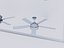 Collezione di ventilatori da soffitto con luci - Modello 3D