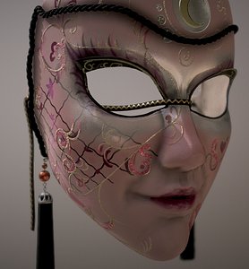 3D venetian mask