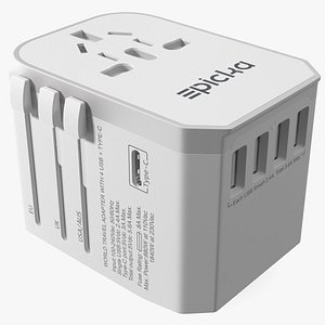 EPICKA All in One International Wall Charger White