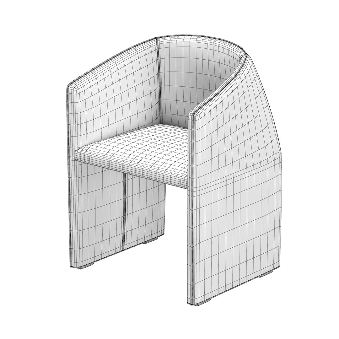 PLAU TALL ON FEET CHAIR 3D Model TurboSquid 1983324