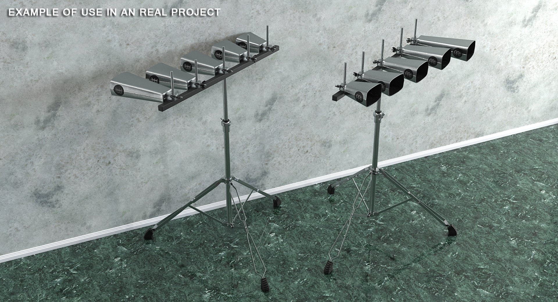 3D steel cowbell - TurboSquid 1287760
