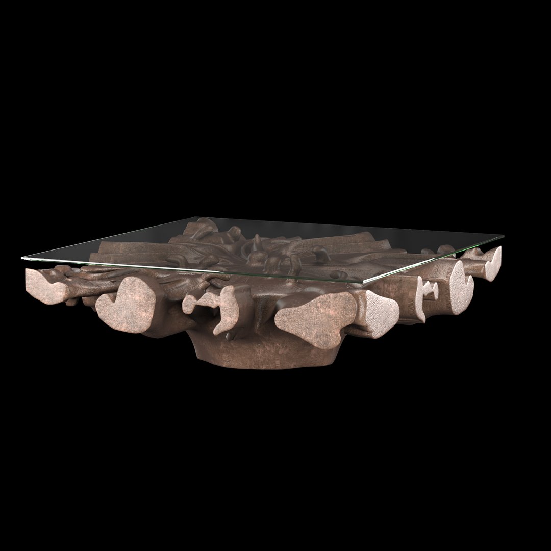 3D CAST ROOT SQUARE COFFEE TABLE - 48 Model - TurboSquid 1862779