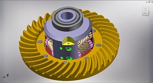 gear differential 3D model