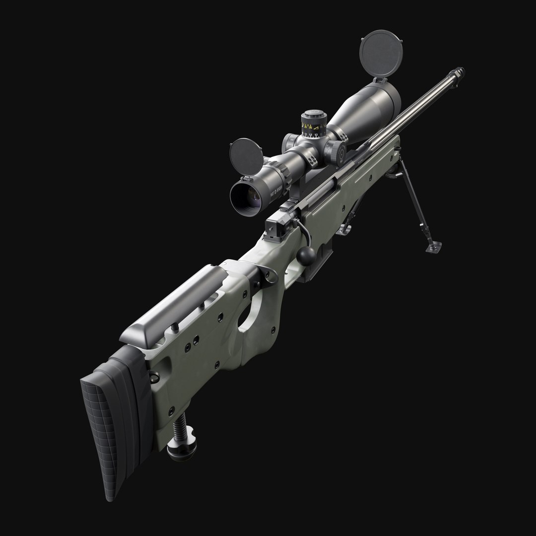 Accuracy International Awm 3D Model - TurboSquid 1361255