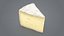 Slice of Brie Cheese