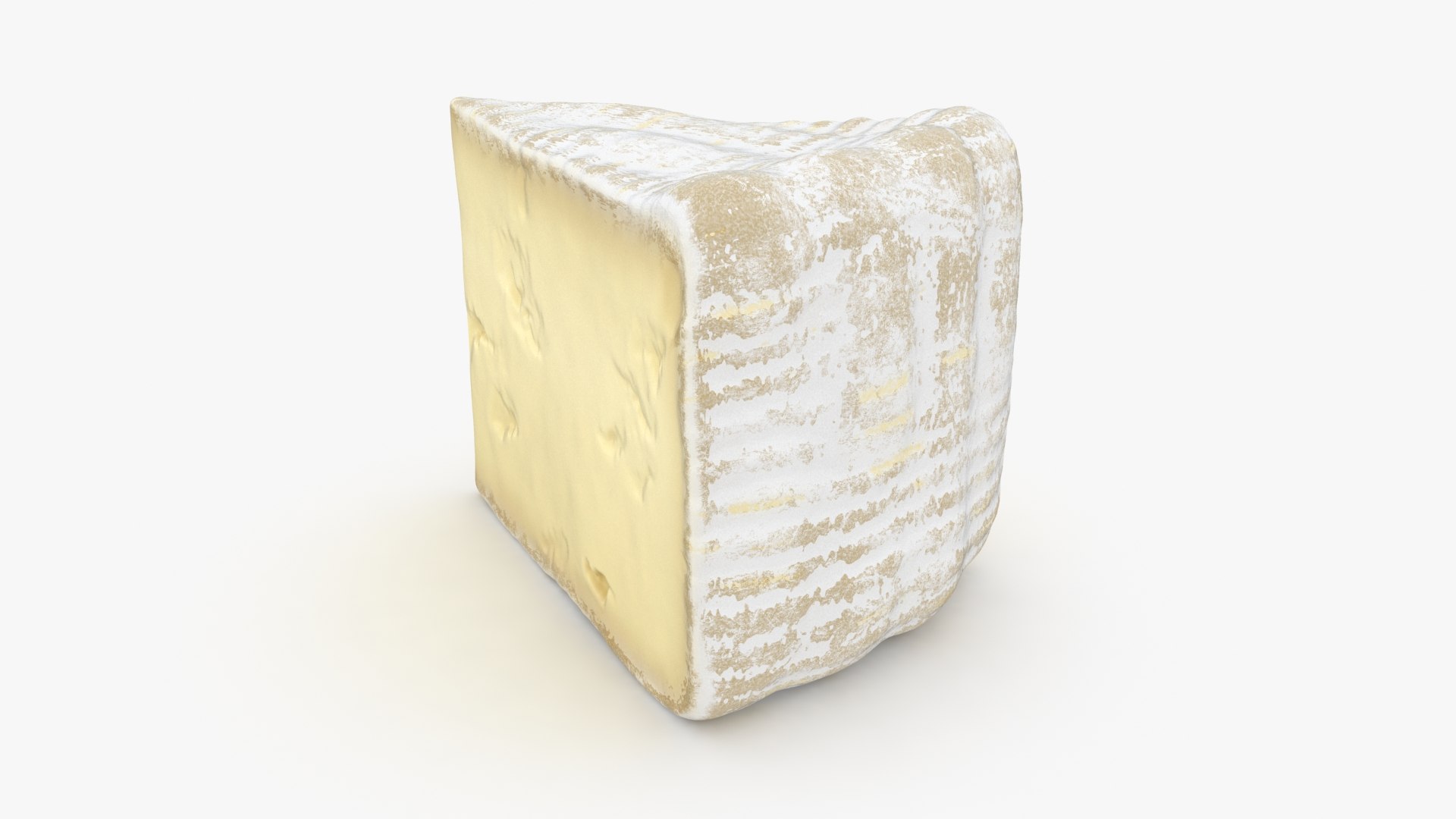 3D Slice of Brie Cheese model https://p.turbosquid.com/ts-thumb/bN/Ks3izo/Vl/briecheese_slice_b0016/jpg/1668280717/1920x1080/fit_q87/16516b68f842fb5ceace7c19164026c783b54353/briecheese_slice_b0016.jpg