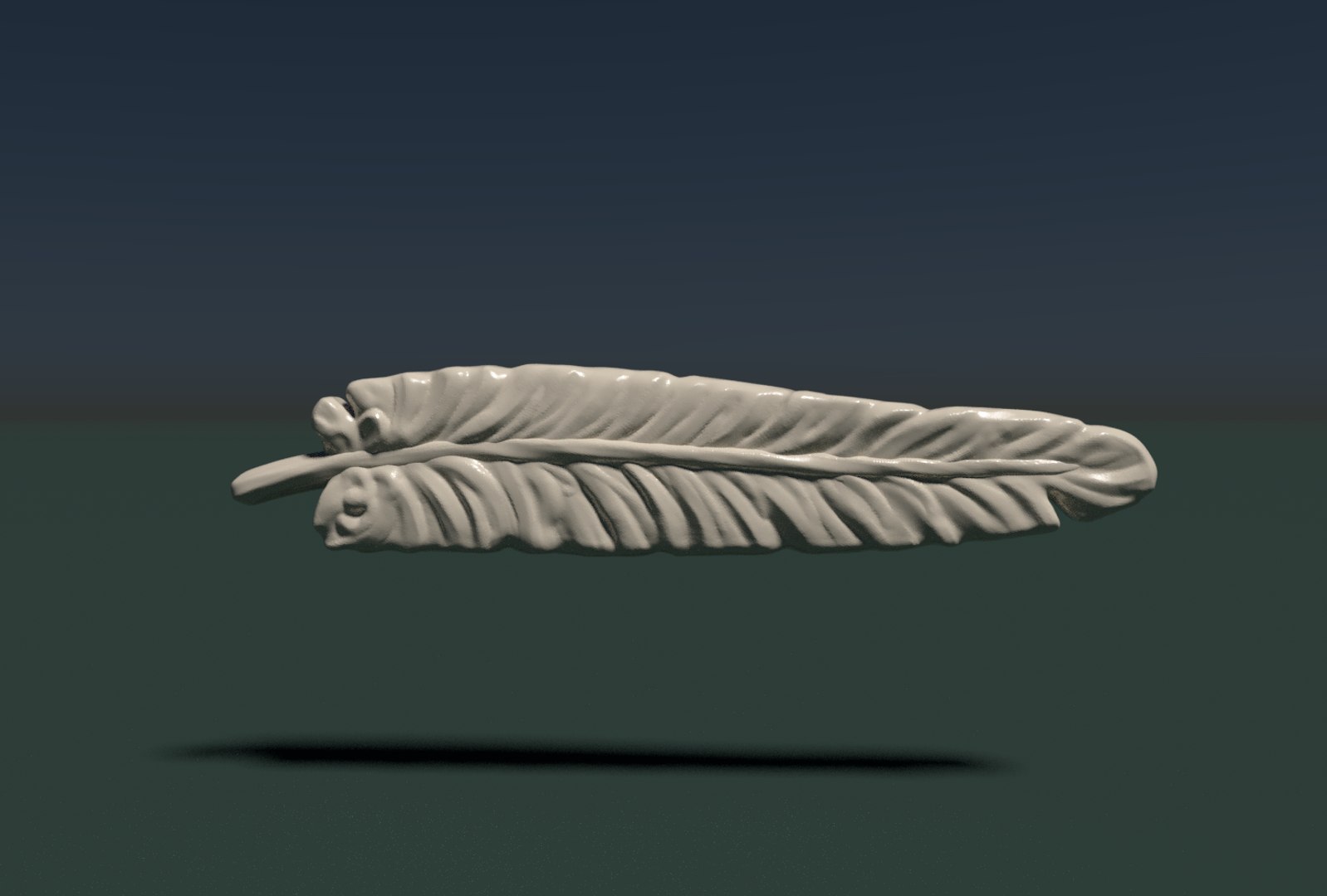 3D Feather Model - TurboSquid 1177904