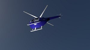 helicopter 3D model