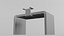 Pioneer Portable DJ Booth White 3D model