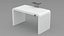 Pioneer Portable DJ Booth White 3D model