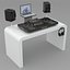 Pioneer Portable DJ Booth White 3D model