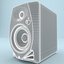 Pioneer Portable DJ Booth White 3D model