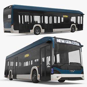 VDL Citea New Generation City Bus Blue 3D