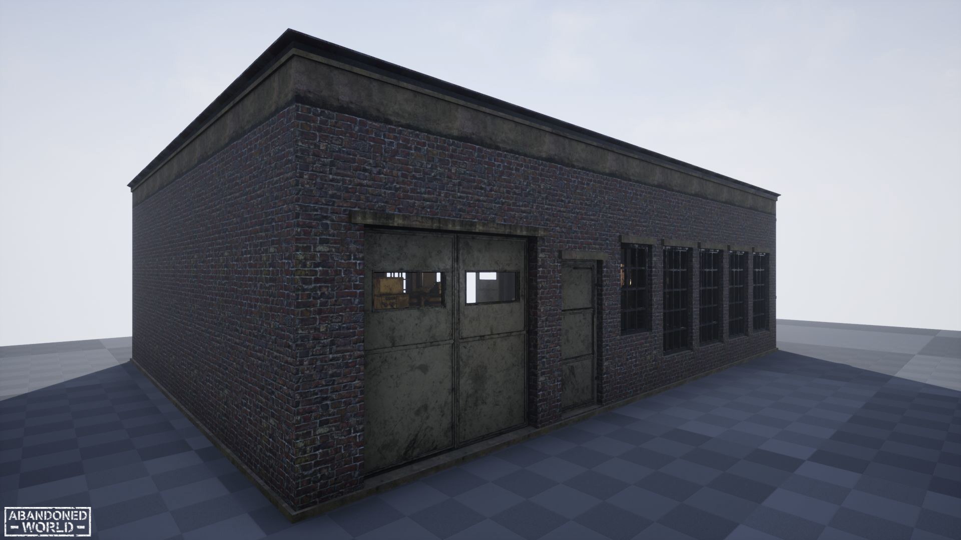 Modular Industrial Building For UE4 3D Model - TurboSquid 1854423