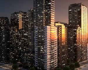 City Block Type B07 3D