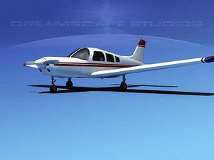 3d model propeller piper warrior ii
