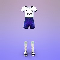 Shorts cartoon cloth