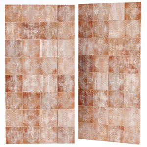 Ethnic ceramic tiles 3D model