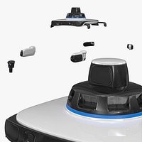 Lidar-Based Sensor System for Autonomous Vehicles White